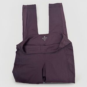 Athleta High Rise Leggings Burgundy Women’s Size M